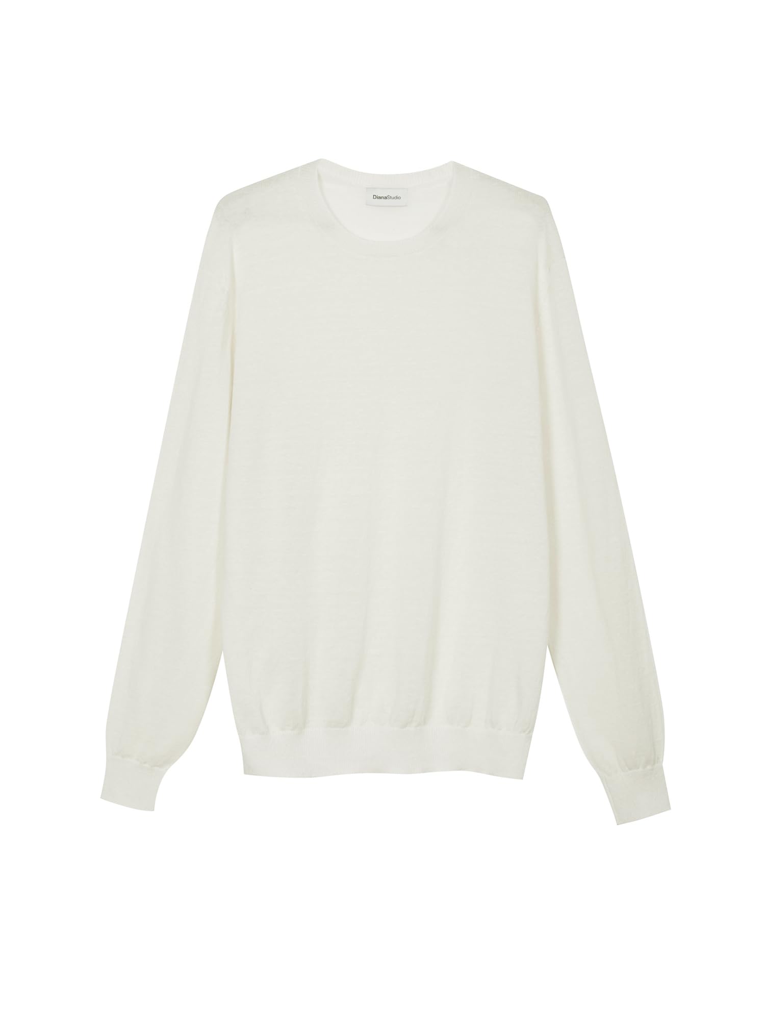 Diana Studio - Pullover in Strick, Herren, 100% Leinen, Langarm, Casual Fit