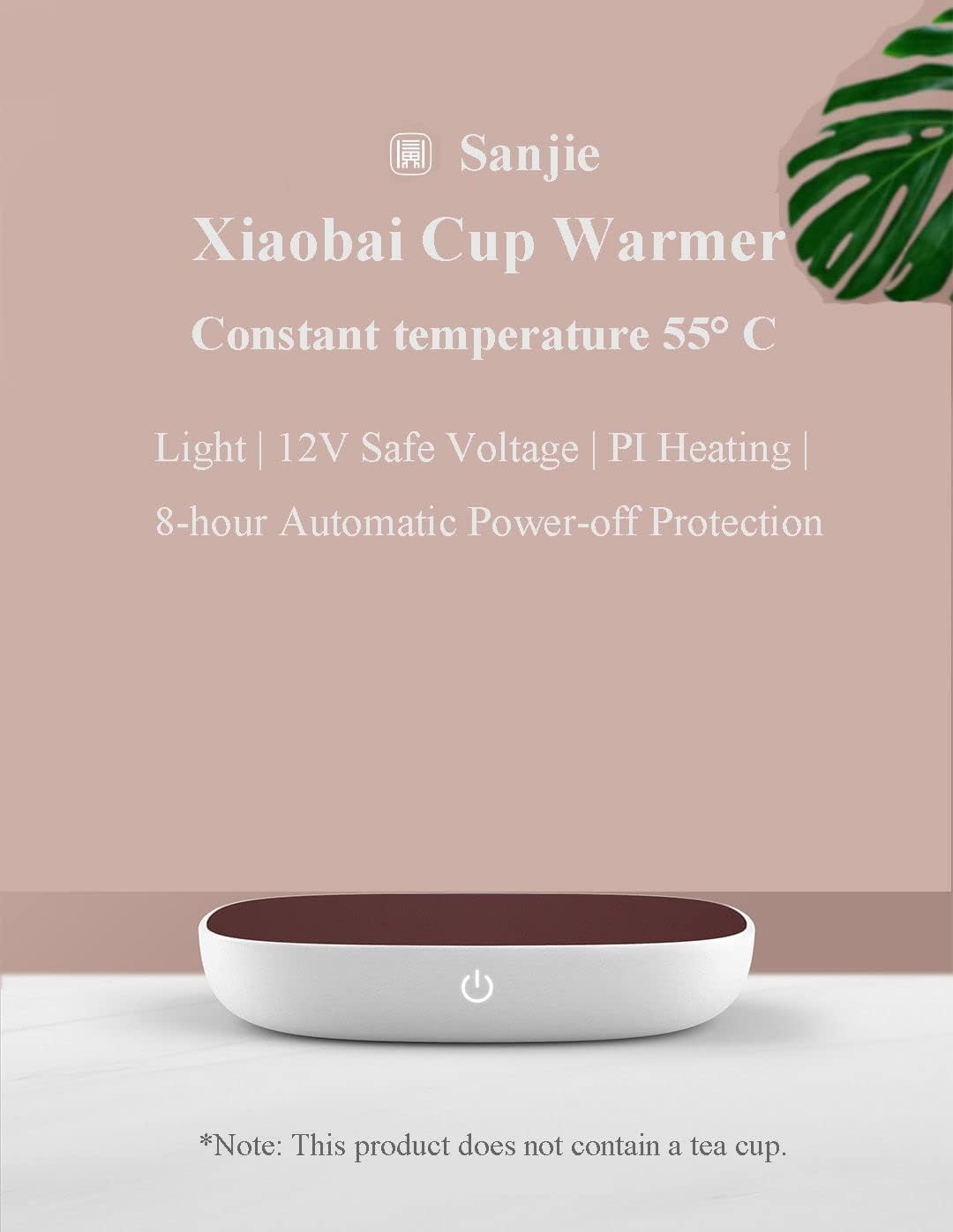Electric Tray Coffee Tea USB Drink Warmer Cup Heater 55°Thermostat Insulation Base Mat