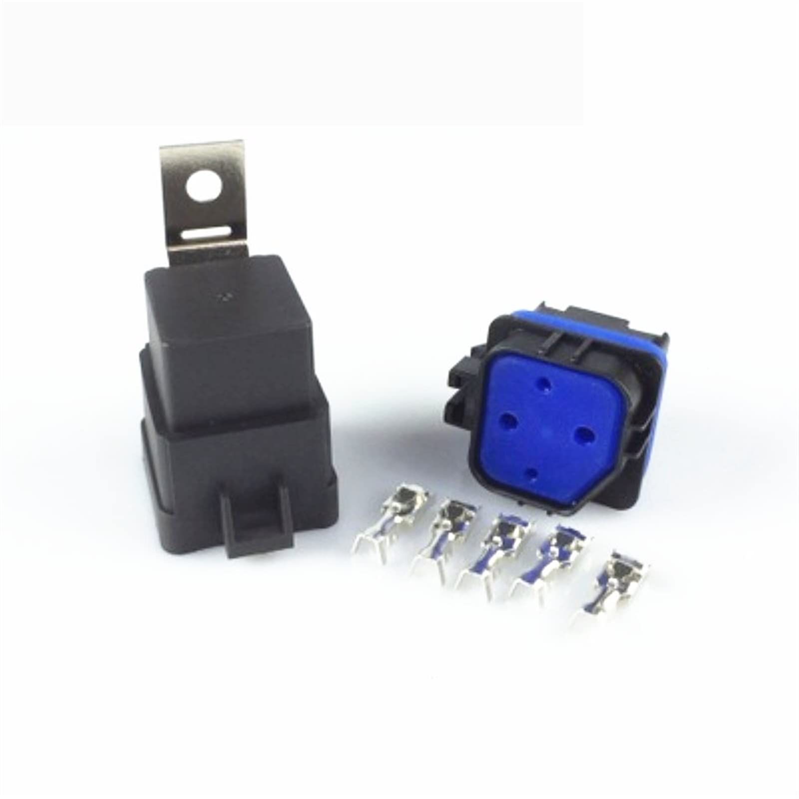 GJZIFGFWQ 1pcs Car Relay NO Normally Open + NC Closed 40A 12V 5P Full Waterproof Integrated with seat