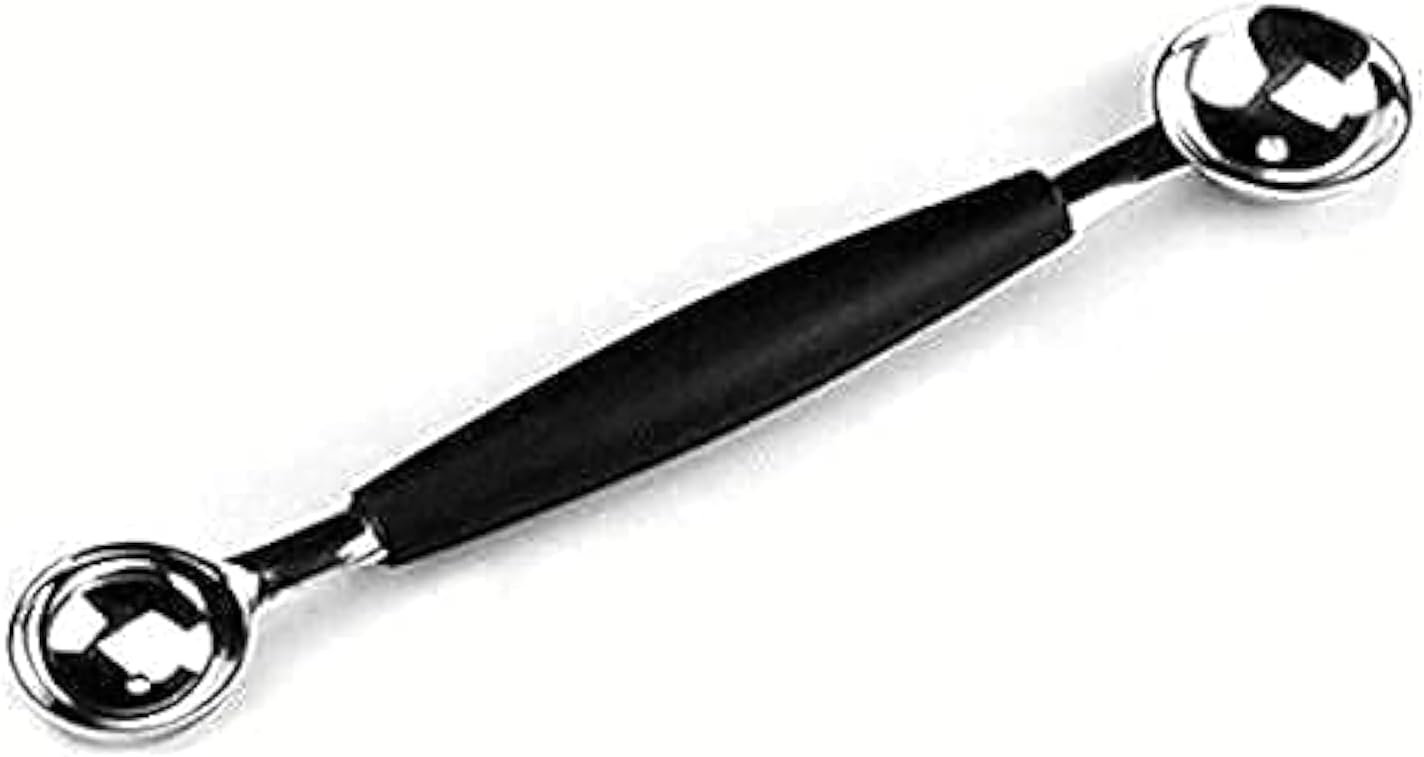 SOLDOUT™ Double End Melon Baller Scoop Fruit Spoon Ice Cream Sorbet Cooking Tool Kitchen Accessories Gadgets SOLDOUT™ Double End Melon Baller Scoop Fruit Spoon Ice Cream Sorbet Cooking Tool Kitchen Accessories Gadgets