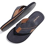  ARRIGO BELLO Chanclas Hombre Piscina Sandalias Verano Flip Flops Playa Antideslizante Duradero Chancletas Talla 41-46 (B Azul, Talla 43)