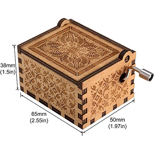 CDIYTOOL - Carillon in legno con manovella a mano