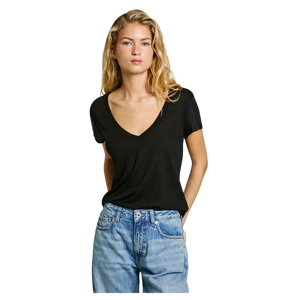 Pepe Jeans Damen Megan V-Neck T-Shirt