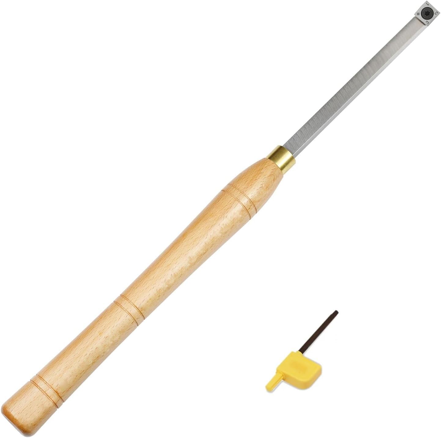 Scalpello Medio per Tornio Legno 14mm, Inserti quadrati per sgrossatura, utensile Professionale per Falegnami e Hobbisti