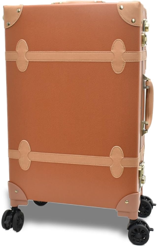 【Mサイズ】モアエルグ_キャリーケース_クロコブラウン×ベージュ Amazon.co.jp: [モアエルグ] スーツケース キャリーケース キャリー