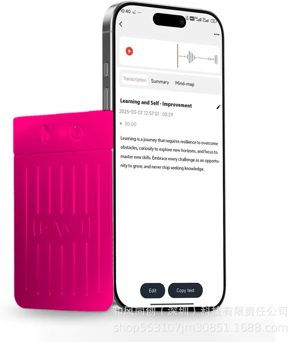 Amazon.co.jp: AI ボイスレコーダー ワンタッチ録音 自動文字起こし