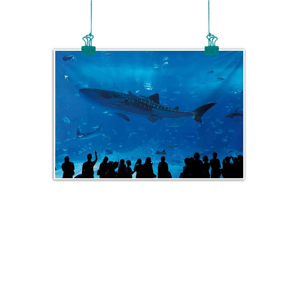 Warm Family Shark Light Luxury American Oil Painting Japanese