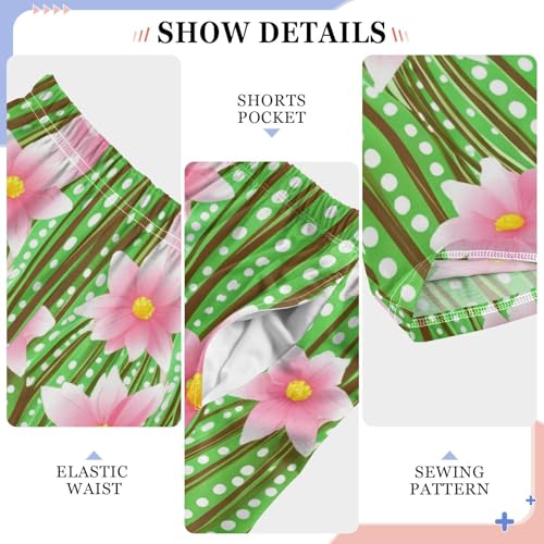 J JOYSAY Blooming Cactus Flower Pajamas Pants Soft Long Pajama Bottoms Lounge Sleep Pants Size S-XL4