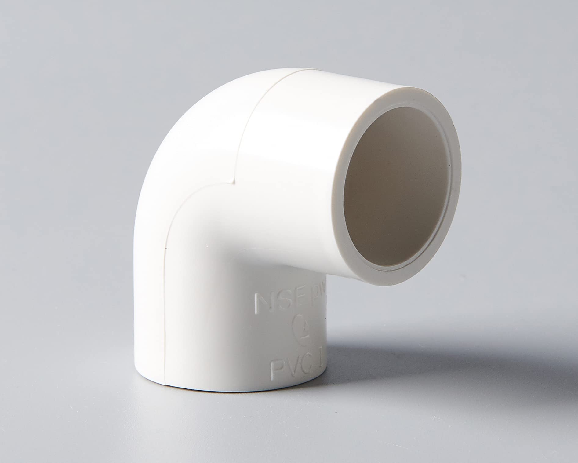 Rainbow Dream Codo de tubo de PVC de 90 grados de 1-1/2 pulgadas, paquete de 6, color blanco