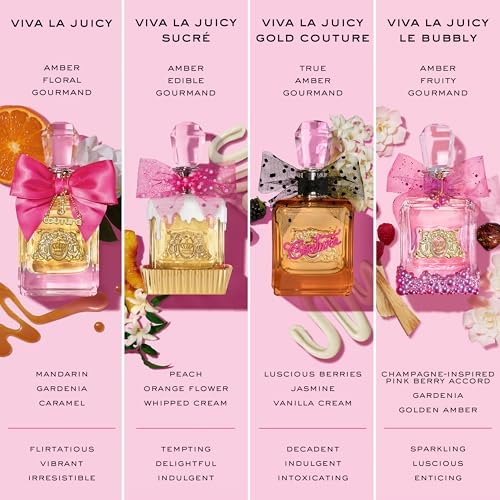 Juicy Couture Viva La Juicy Eau De Parfum Spray Pen, Women's Perfume with Notes of Mandarin, Gardenia & Caramel, Floral & Sweet Perfume for Women, EDP Travel Spray Pen, 0.33 fl oz — view 7
