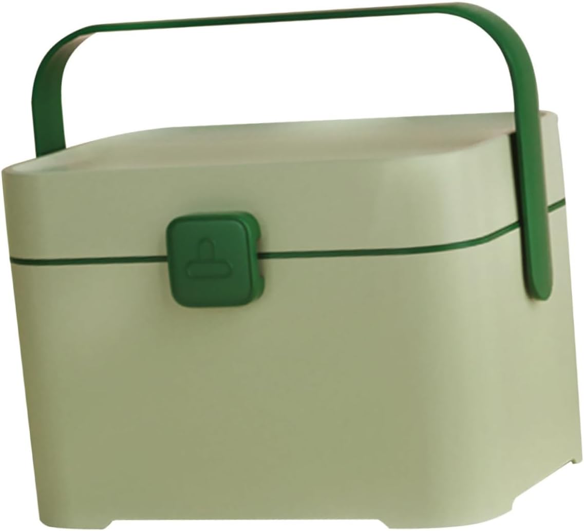 Vanity Organizer Storage Case Makeup Holder Lid for Home Portable Storage Box