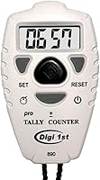 Digi 1st TC-890 Digital Tally Counter: Handheld Up/Down Clicker for Golf, Laps, Knitting & Events