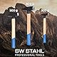 SW-Stahl 50930L Schlosshammer-Set mit Stielschutz 3-teilig I Werkzeughammer aus Hickoryholz I Hammer mit Kopfgewichten 300g - 500g - 800g I Schlosser Hammer Set Werkstatt