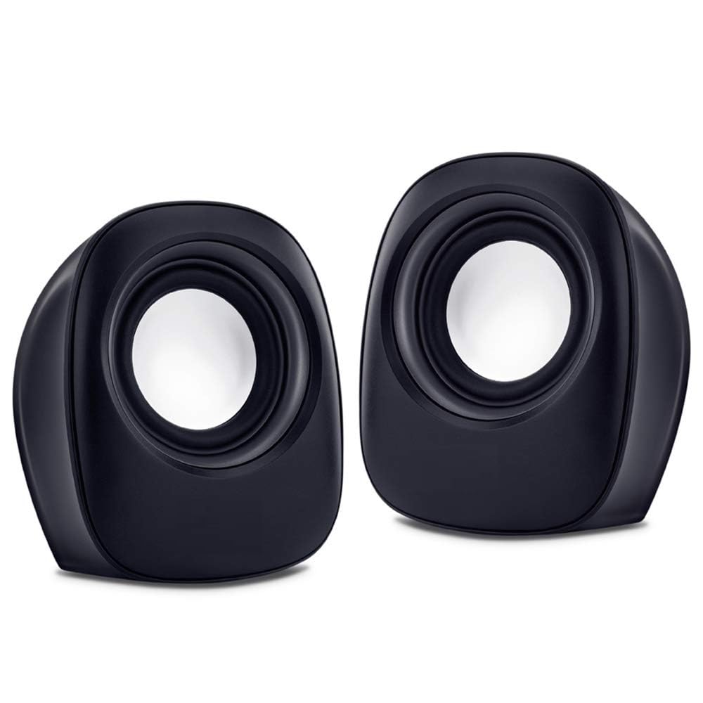 TIZOQ Soundwave Multimedia Sound Wave USB 2.0 Subwoofer Speakers with Stereo Sound Compatible for PC, Laptop and Tablet (1 W, Black)-picture-30