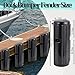 DD Boat Dock Bumpers Boat Bumpers for Docking, Inflate Marine Dock Bumpers, Durable BoatDock Protection from Scratches & Collisions(Black-1Pack)