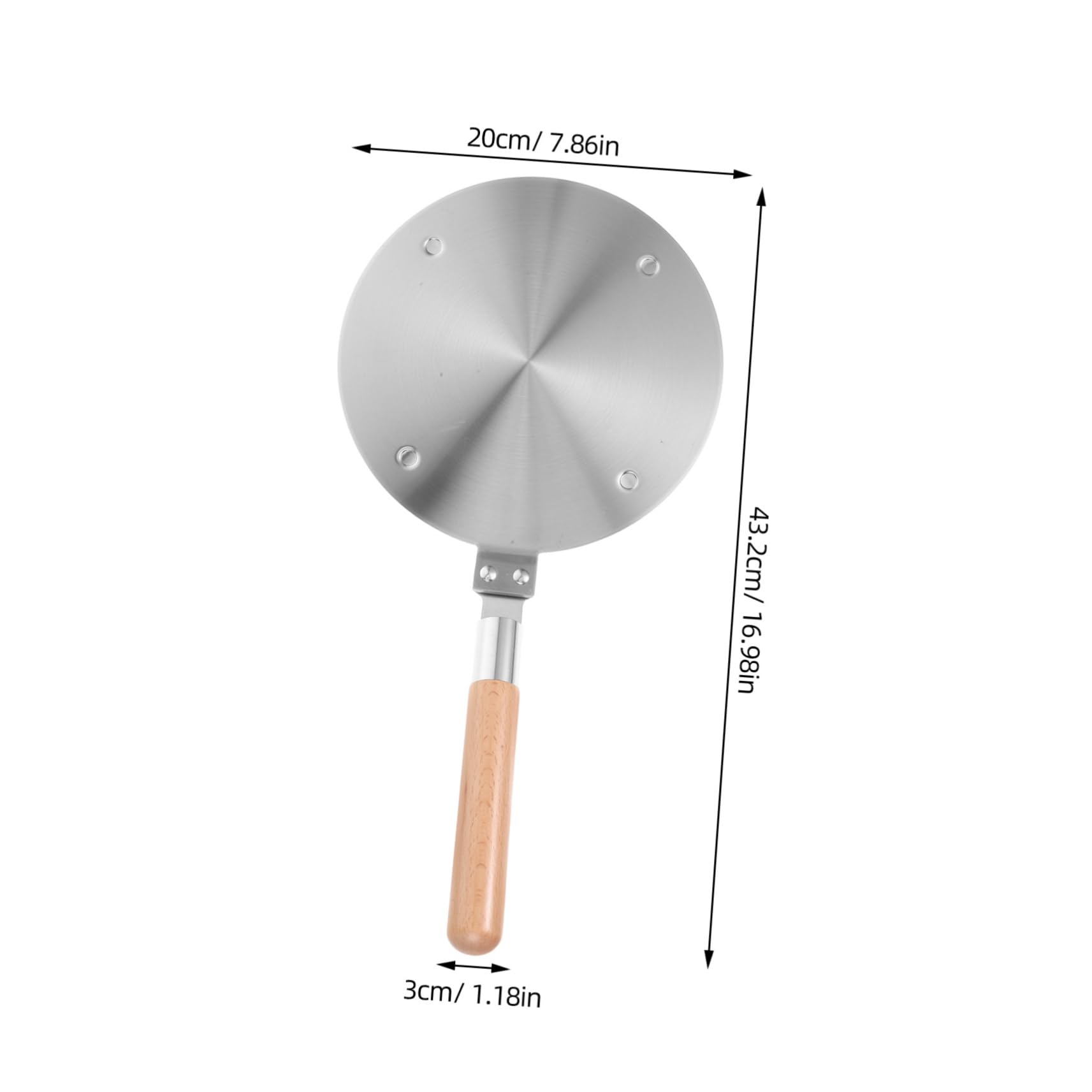 Mikinona Placa Difusora de Calor para Cocina de Inducción, Acero Inoxidable, Distribuye el Calor de Forma Uniforme y Protege Sartenes, Uso en Cocina | Cocina de Inducción y Gas, Mejora la Cocción, Adaptador para Usar Ollas y Sartenes en Distintos Fogones