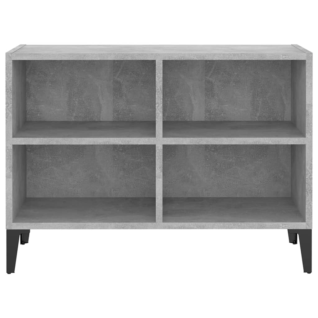 Mobile TV,mobile tv soggiorno mobile tv moderno con Spazio di Archiviazione Adatto per camera da letto, soggiorno, B&B, hotel con Gambe in Metallo Grigio Cemento 69,5x30x50 cm