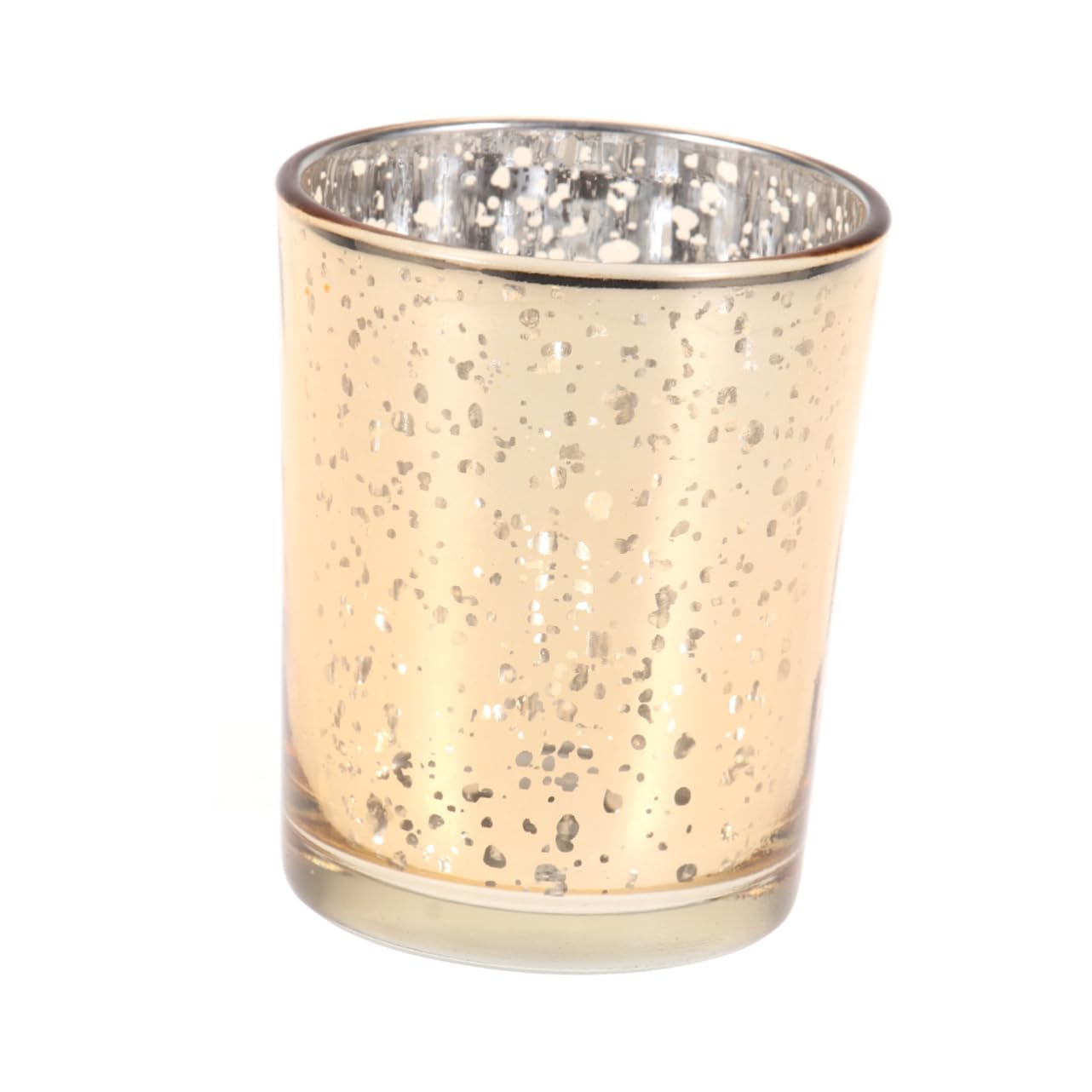 Yardenfun 1 Pc Plating Spot Candle Empty Cup Halloween Decor Glass Candle Holder for Christmas Aromatherapy Tealight Holder Crystal Holder Candle Holders Glass Tealight Holder Ornaments Led