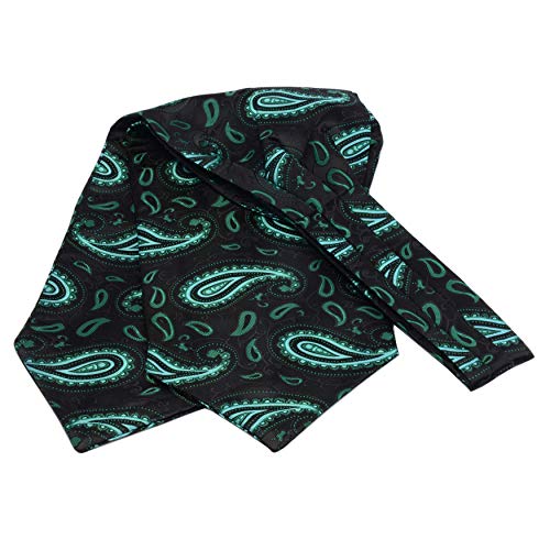 Image of MIPPO Men's Ascot Paisley Floral Jacquard Woven Gift Cravat Tie