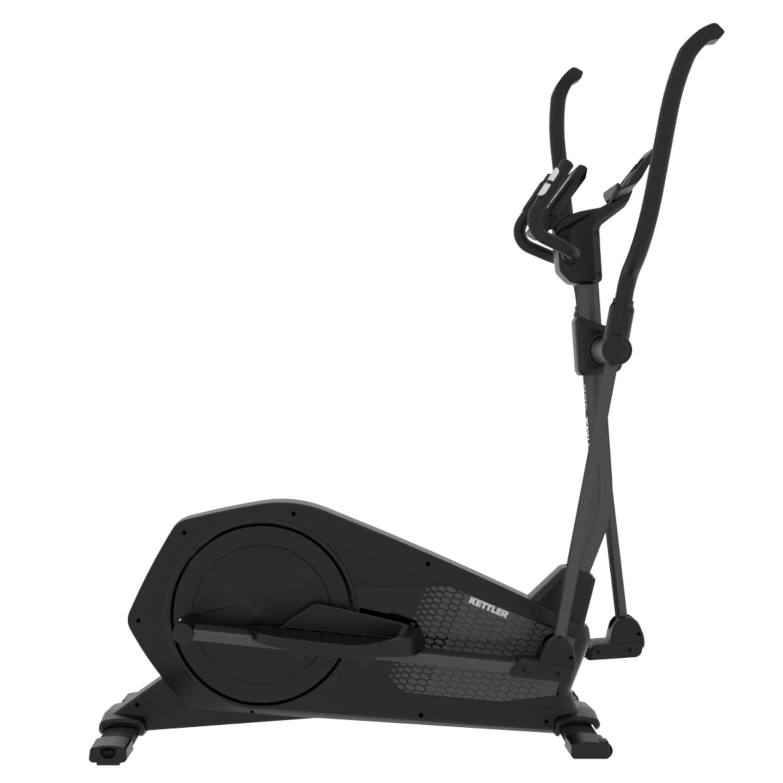 KETTLER Crosstrainer Optima 400 – 15 Widerstandsstufen, 14 kg Schwungmasse, Bluetooth, 10 Trainingsprogrammen & Herzfrequenzmessung – max. 130 kg – für Zuhause