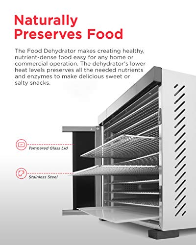 SousVideTools SVT-229026 Dörrautomat Hendi mit 10 Etagen, aus Edelstahl, Display mit Timer und Thermostatkontrolle… – Bild 3