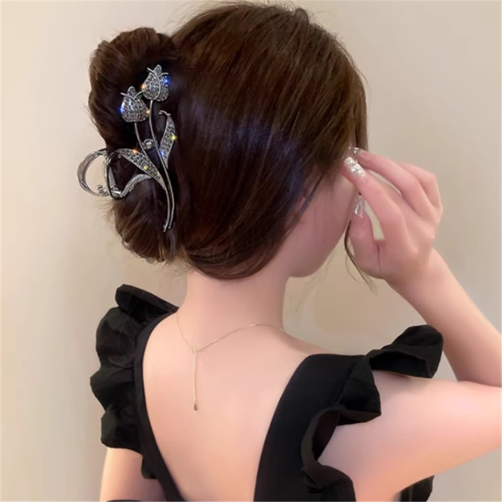 Designs Grab Clip Shark Clip Large Hair Clips Back of Hair Volume