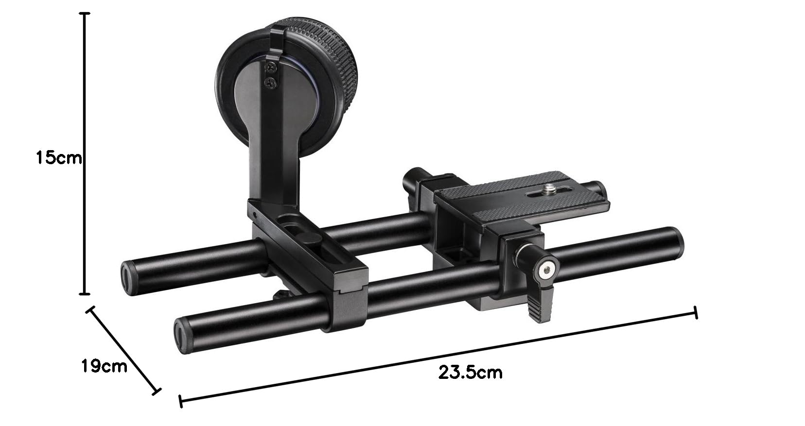 Walimex Pro Friction Follow Focus Rig Schärfezieheinrichtung für Video Rig (15mm)