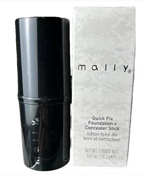 Mally Quick Fix Foundation/Concealer Stick - Full, Lightweight, Breathable Coverage - Shade: FAIR .67 oz