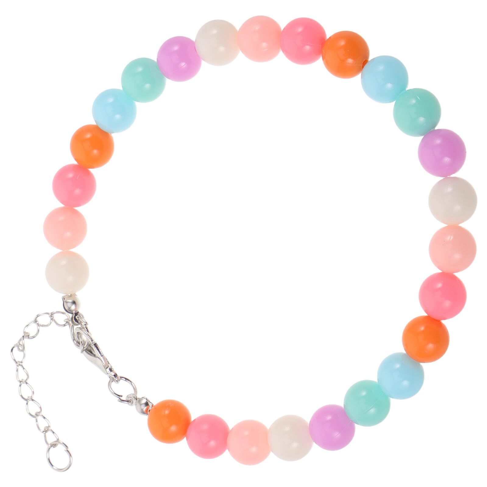 ERINGOGO Beaded Pet Necklace for Small Dogs and Cats Adjustable Dog Jewelry Collar Lightweight Pet Necklace Jewelry Accessory for Puppy Party Birthday Christmas Celebration