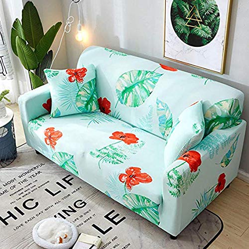 Housse de canapé stretch florale pour protéger vos coussins au quotidien en famille