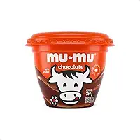 Mu-Mu Doce de Leite com Chocolate, Cremoso sem Amido, Sobremesa Tradicional, Pote 350g