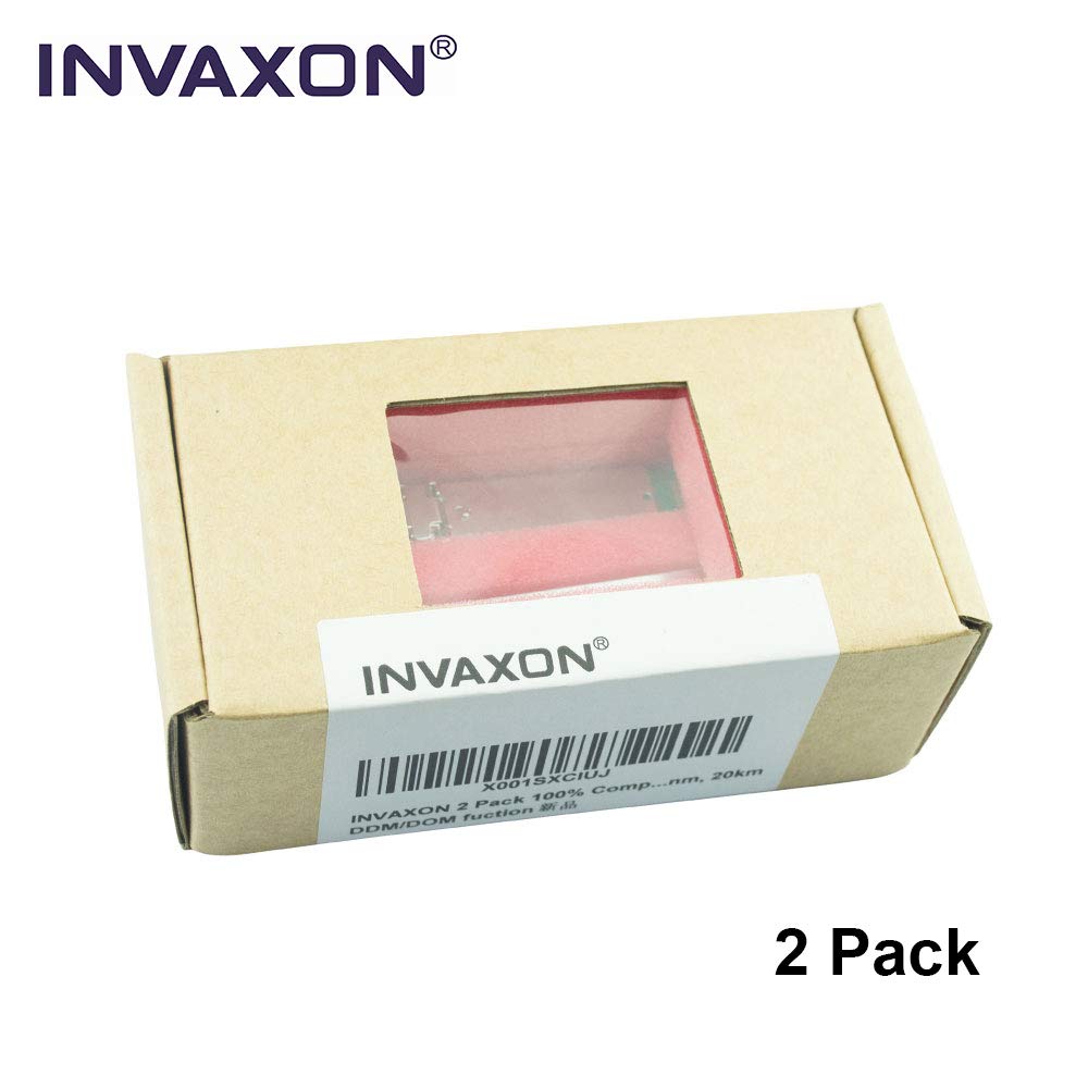 Gigabit SFP LC Single-Mode Transceiver for GLC-LH-SMD/GLC-LH-SM/SFP-GE-L, 1000BASE-LX/LH, Meraki MA-SFP-1GB-LX10, Mikrotik, D-Link, Supermicro, Netgear 1310nm, 20km DDM/DOM
