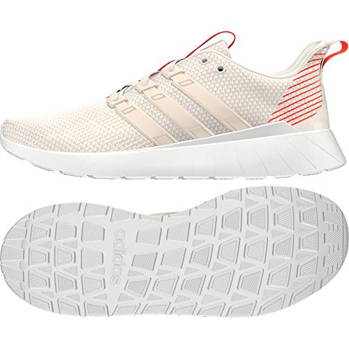 Tenis Adidas Questar Flow Bege+laranja Feminino 36