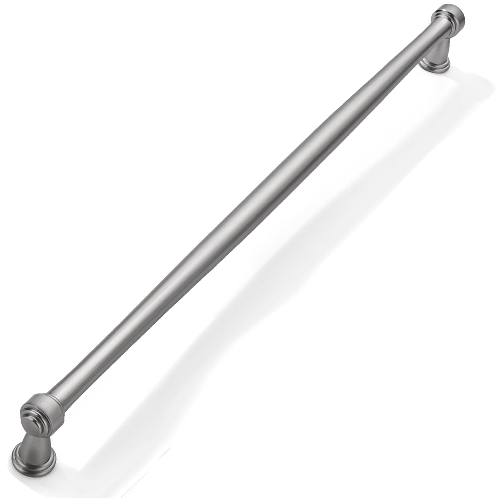CABDM 1 Pack 18inch(457mm) Center to Center Appliance Pulls Brushed Satin Nickel Cabinet Pulls Handles for Cabinets Cupboard Solid Heavy Duty Drawer Handles Dressers Kitchens bedrooms — image 1