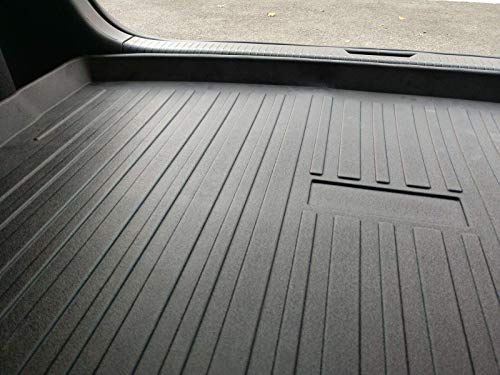 Eaccessories Ea Cargo Liner - Trunk Mat For Volkswagen Golf 2015-2021 – Weather-Resistant Trunk Mats For Cars With Raised Lip – Non-Slip Car Trunk Mat Rubber – Easy To Install – Laser Pre-Cut Design #TOP7