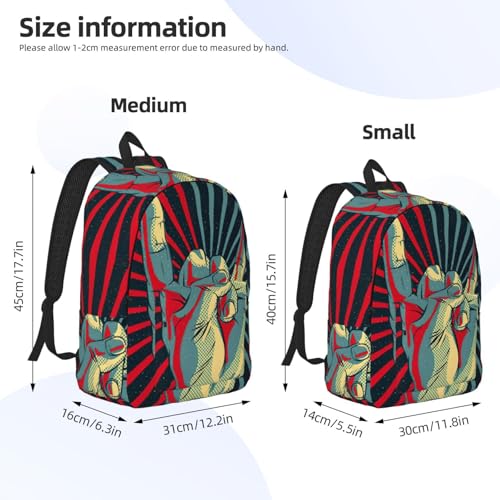 Mochila para enfermera con estampado de rock and roll EdWal de mujer 4