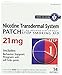 Nicotine Transdermal System Patch, Stop Smoking Aid, 21 Mg, Step 1, 28 Patches (2 Packs of 14 Patches)