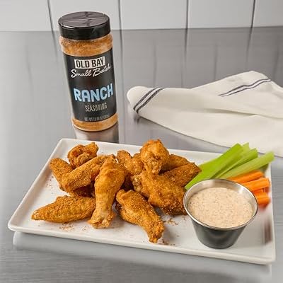 OLD BAY Seasoning, Ranch, Small Batch, For Ranch, Veggie, or Buffalo Chicken Dip, Salad Dressing, and More, 10.86 oz