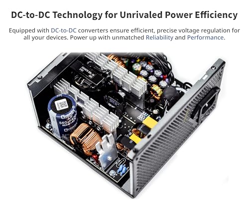 Image of MONTECH APX 750W-Non-Modular Power Supply-80 Plus White Certified-Intel ATX12V-DC-to-DC Converter Technology- Flat Cable Design to Enhance Thermal efficiency-120mm Fan- 5-Year Warranty (APX 750W)
