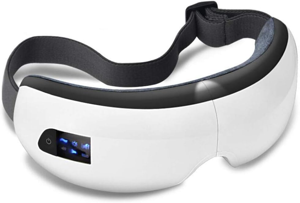 XGLL Eye Temple Massager with Heating, Air Pressure,bluetooth music Temple Massager, Foldable Rechargeable