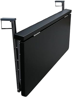 Amazon.com: Outdoor Side Tables Adjustable Brown Balcony Hanging ...