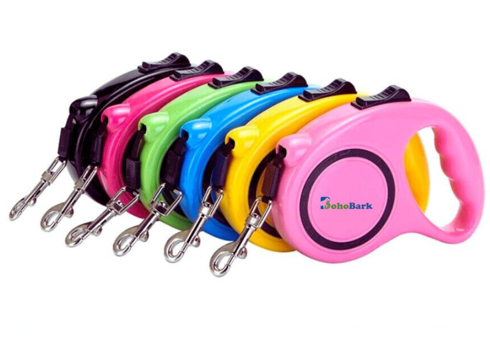 BohoBark Retractable Dog Lead, 5 m Retractable Dog Lead, Reflective Automatic Telescopic Pull Rope, One Button Break & Lock, No Tangle, Up to 30 kg (Pack of 1) (B0CD2LFXD2) Amazon Price History, Amazon Price Tracker