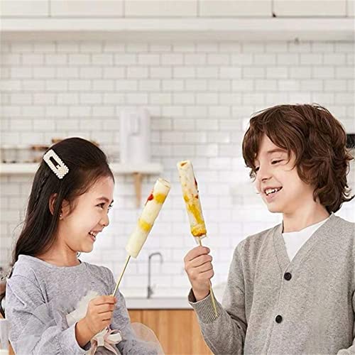 Cakunmik Frühstücksmaschinen Eierkessel elektrischer Mini -Eierrollen Maker Kreativer Eier Master Kocher Automatische elektrische Omelette Eierkocher Edelstahl,Weiß – Bild 8
