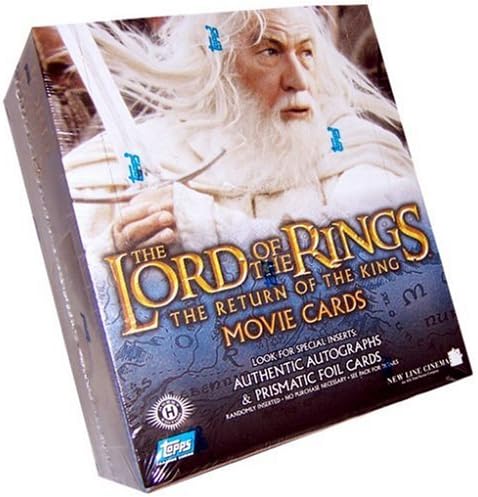Topps Lord of The Rings Return of The King Movie Trading Cards Box (36 Packs)