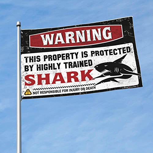 Drapeau de requin 152x244 cm pour égayer un jardin vide et décorer un bar d'automne