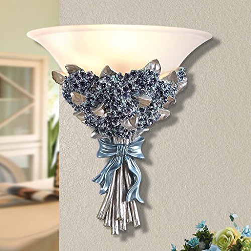 Preisvergleich Produktbild Modeen Creative European Style Wanddekoration Blumen Zubehör Wandleuchte Wohnzimmer Schlafzimmer Home Store Restaurant Esszimmer Glas Lampenschirm Wandleuchte Wandleuchten