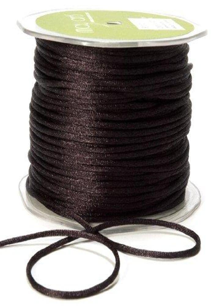 Amazon.com: May Arts Ribbon, Black Satin String