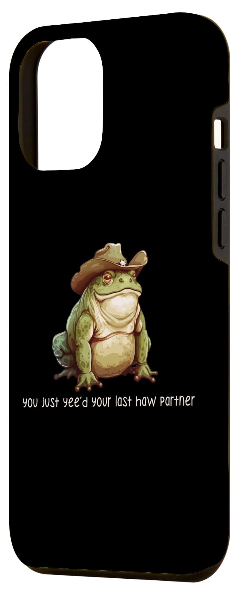 Amazon.co.jp: iPhone 14 Plus おかしなカウボーイ カエル ミーム Yees Haw パートナー カエル愛好家デザイン  スマホケース : Electronics