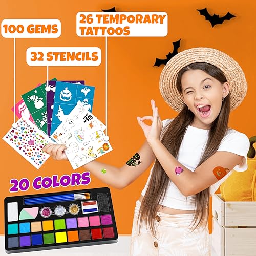 Drawdart DRAWDART0531 Face Painting Kit For Kids thumb #5
