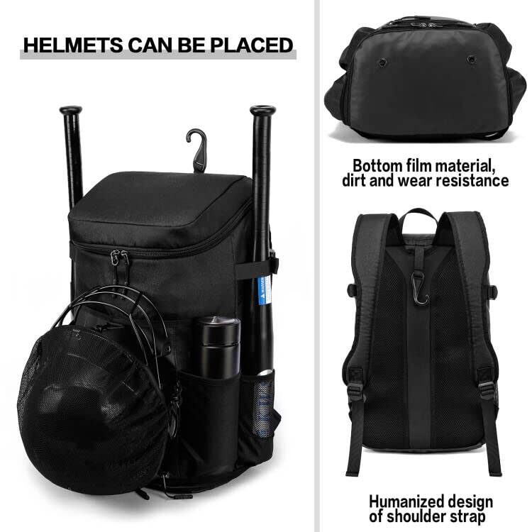 Sac à Dos Pour Batte De Baseball & Softball – Housse De Transport Réutilisable En PU, Protection Robuste Pour Débutants Et Joueurs Confirmés